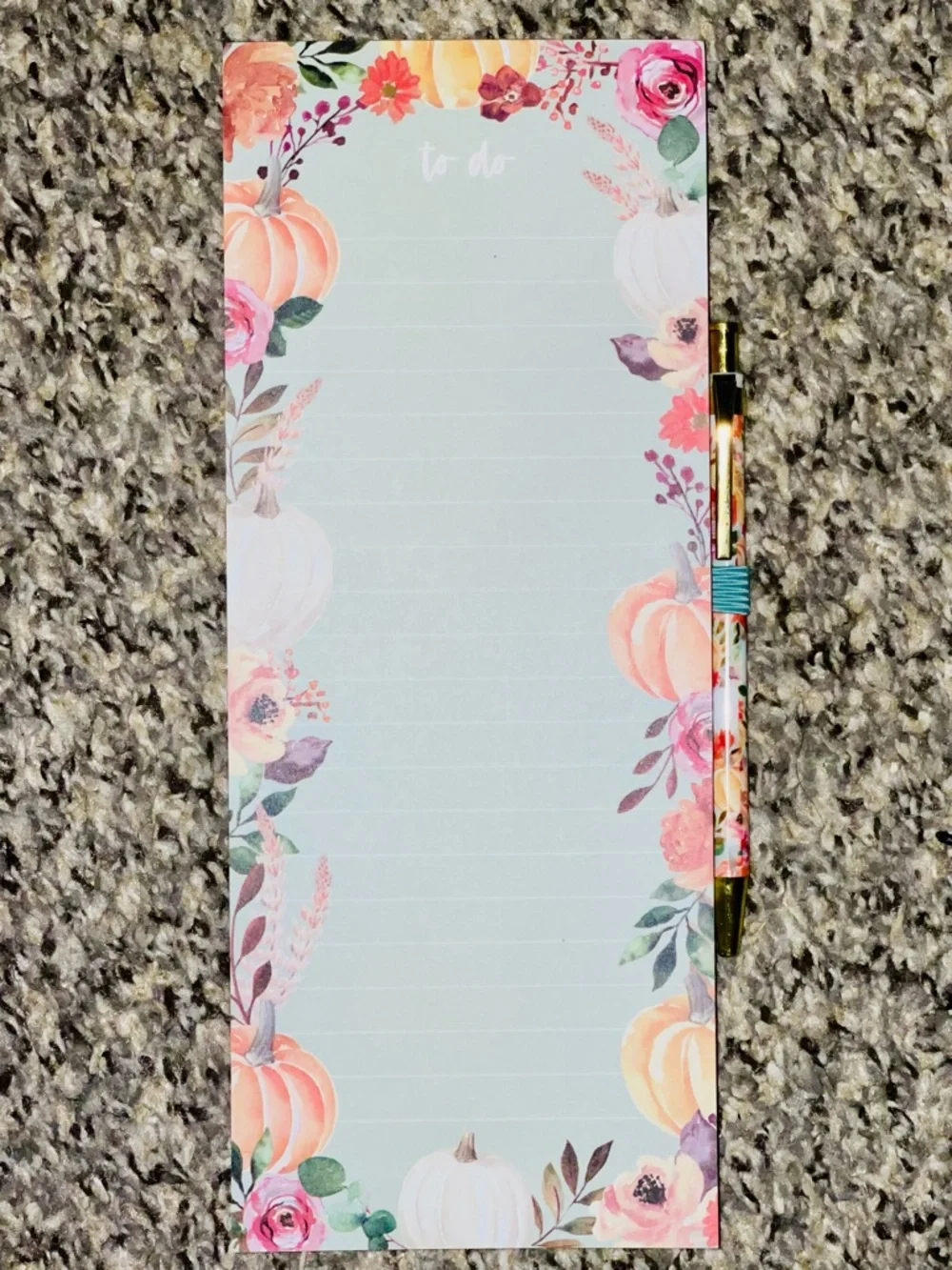 Floral magnetic to do notes